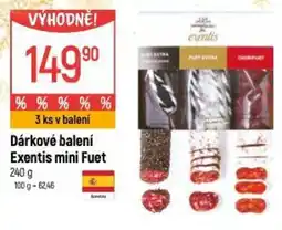 Globus Dárkové balení Exentis mini Fuet nabídka