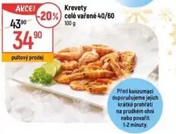 Globus Krevety celé vařené 40/60 nabídka