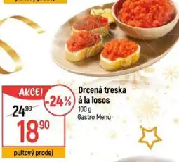 Globus Drcená treska à la losos nabídka