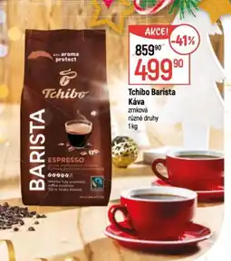 Globus Tchibo Barista Káva zrnková nabídka