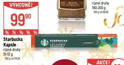 Globus Starbucks Kapsle nabídka