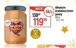 Globus Allnature Arašídový krém jemný nabídka