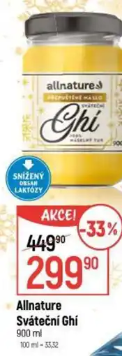 Globus Allnature Sváteční Ghí nabídka