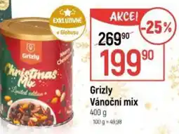 Globus Grizly Vánoční mix nabídka