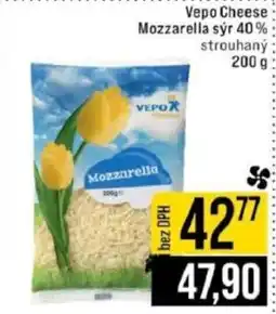 Jip Vepo Cheese Mozzarella sýr 40% strouhaný nabídka