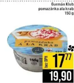 Jip Gurmán Klub pomazánka ala krab nabídka