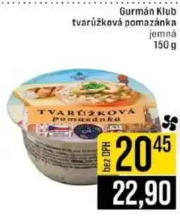 Jip Gurmán Klub tvarůžková pomazánka jemná nabídka