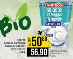 Jip Andros So Good So Veggie kokosový dezert nabídka