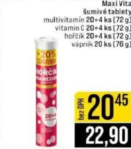 Jip Maxi Vita šumivé tablety nabídka