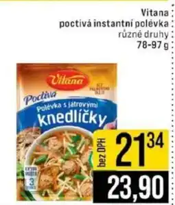 Jip Vitana poctivá instantní polévka nabídka