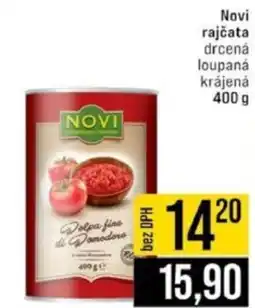 Jip Novi rajčata drcená loupaná krájená nabídka