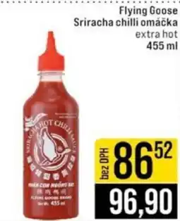 Jip Flying Goose Sriracha chilli omáčka nabídka