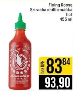 Jip Flying Goose Sriracha chilli omáčka hot nabídka