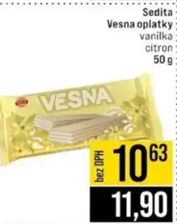 Jip Sedita Vesna oplatky vanilka citron nabídka