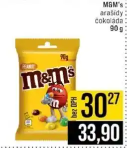 Jip M&M's arašídy čokoláda nabídka