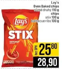 Jip Lay's Oven Baked chips nabídka