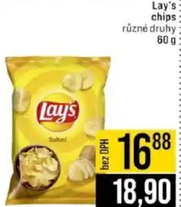 Jip Lay's chips nabídka