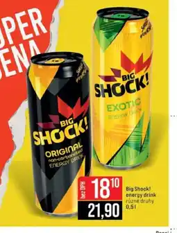 Jip Big Shock! energy drink nabídka