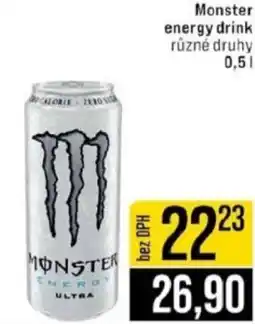 Jip Monster energy drink nabídka