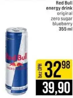 Jip Red Bull energy drink original zero sugar blueberry nabídka