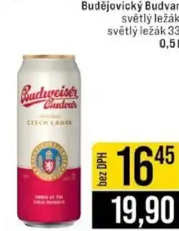 Jip Budějovický Budvar světlý ležák nabídka