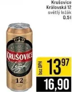 Jip Krušovice Královská 12 světlý ležák nabídka