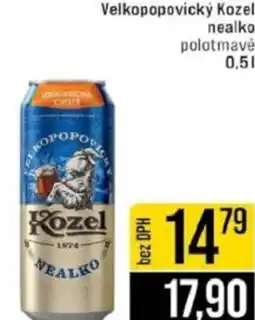 Jip Velkopopovický Kozel nealko polotmavé nabídka