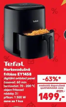Kaufland Tefal Horkovzdušná fritéza EY1458 nabídka
