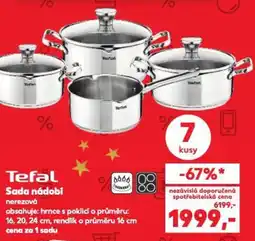 Kaufland Tefal Sada nádobí nabídka