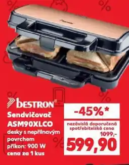 Kaufland BESTRON Sendvičovač ASM90XLCO nabídka