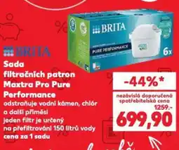 Kaufland BRITA Sada filtračních patron Maxtra Pro Pure Performance nabídka