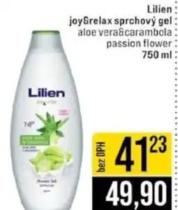Jip Lilien joy&relax sprchový gel aloe vera&carambola passion flower nabídka