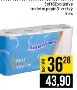 Jip Soft&Exclusive toaletní papír 3-vrstvý nabídka