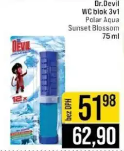 Jip Dr.Devil WC blok 3v1 Polar Aqua Sunset Blossom nabídka