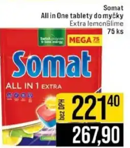 Jip Somat All in One tablety do myčky Extra lemon&lime nabídka
