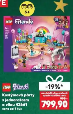 Kaufland LEGO Friends Kostýmová párty s jednorožcem a vílou 42661 nabídka