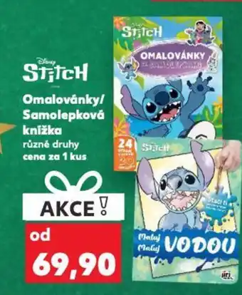 Kaufland Omalovánky/ Samolepková knižka nabídka