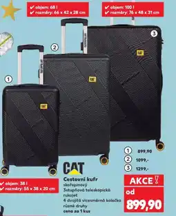 Kaufland CAT Cestovní kufr nabídka
