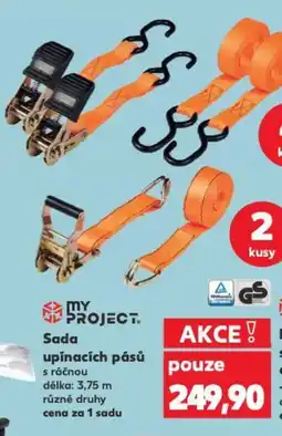 Kaufland MY PROJECT Sada upínacích pásů nabídka