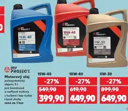 Kaufland MY PROJECT Motorový olej nabídka