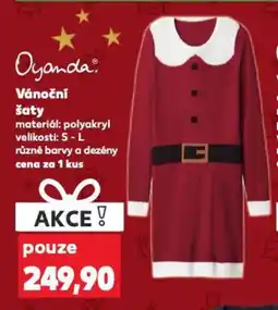 Kaufland Vánoční šaty nabídka