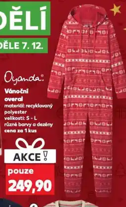 Kaufland Vánoční overal nabídka