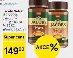 Tesco Jacobs Velvet nabídka