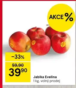 Tesco Jablka Evelina nabídka