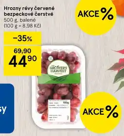 Tesco Hrozny révy červené bezpeckové čerstvé nabídka