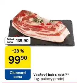 Tesco Vepřový bok s kostí nabídka