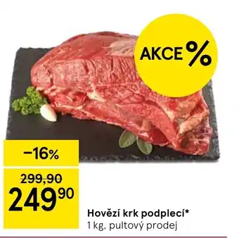 Hovězí krk podplecí