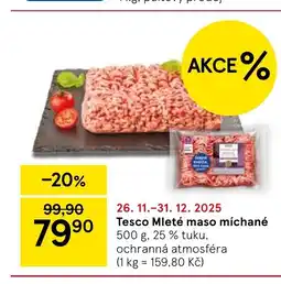 Tesco Tesco Mleté maso míchané nabídka