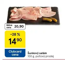Tesco Šunkový salám nabídka
