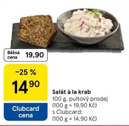 Tesco Salát à la krab nabídka
